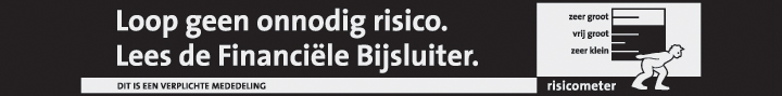 Financiele bijsluiter vrij groot risico